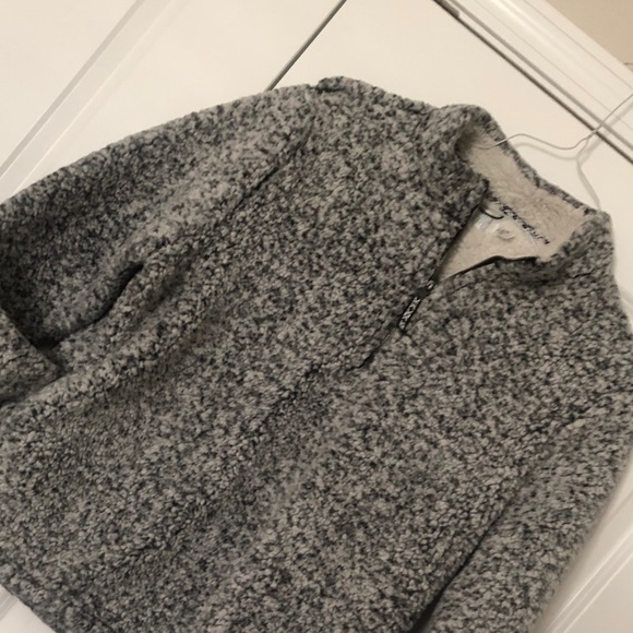 Faux Sherpa 1/4 zip jacket M - Picture 2 of 5